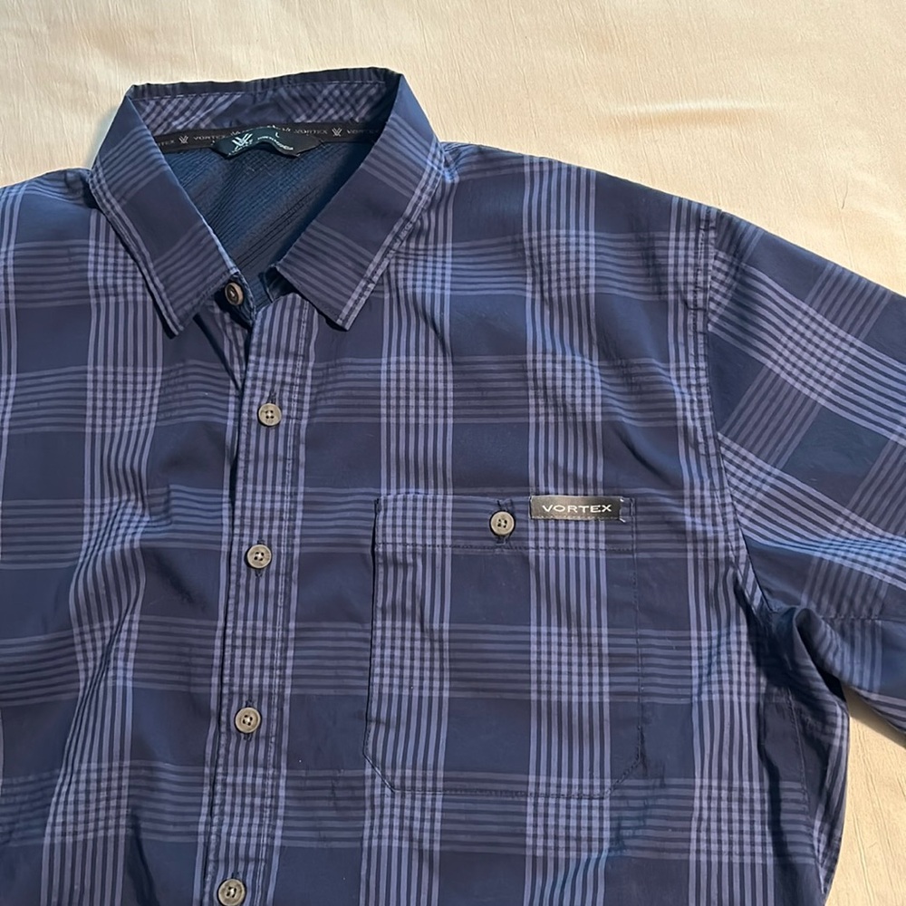 Vortex Optics Shirt Men’s Size L Blue Fast Twitch - Picture 3 of 5